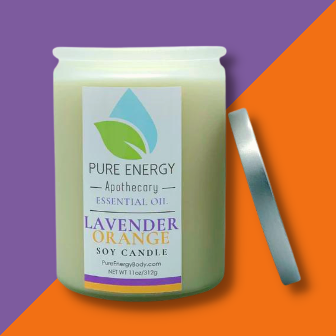 Soy Candle (Lavender Orange)-1