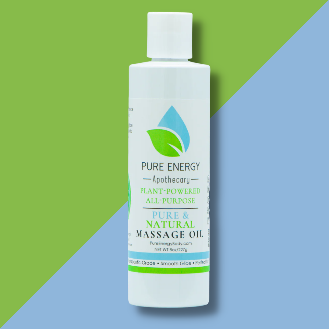 Massage Oil (Pure & Natural, Unscented)-1