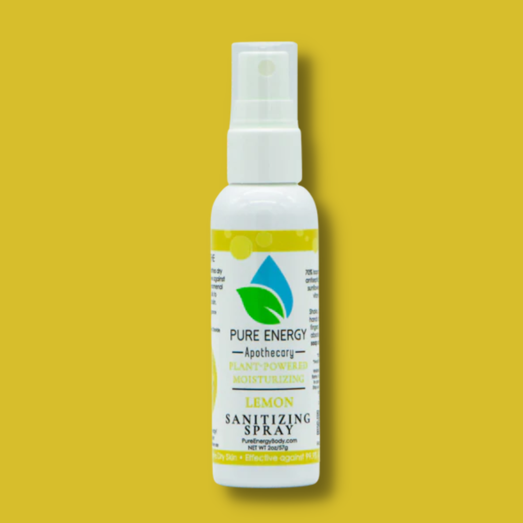 Hand Sanitizer Spray - 2 oz Travel Size (Lemon)-1