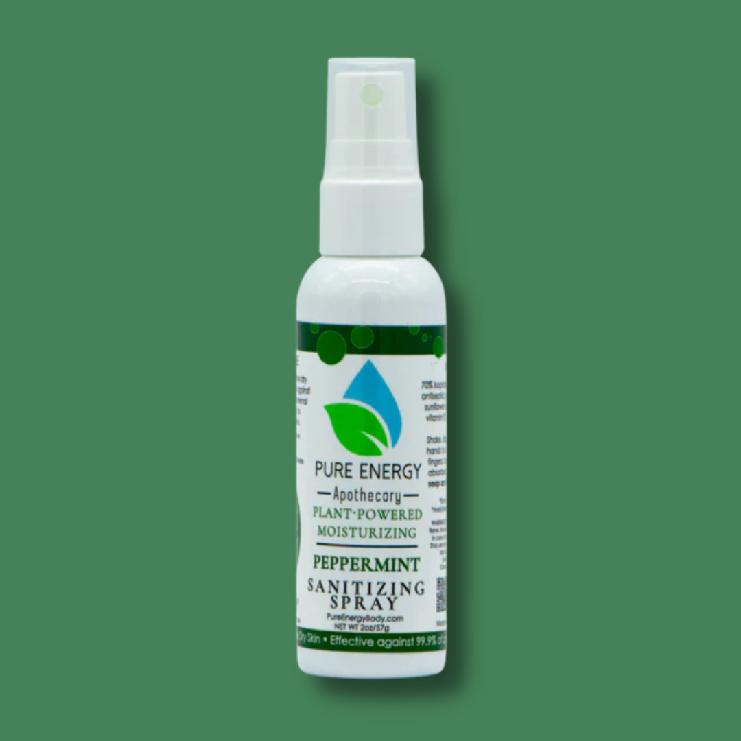 Hand Sanitizer Spray - 2 oz Travel Size (Peppermint)-1