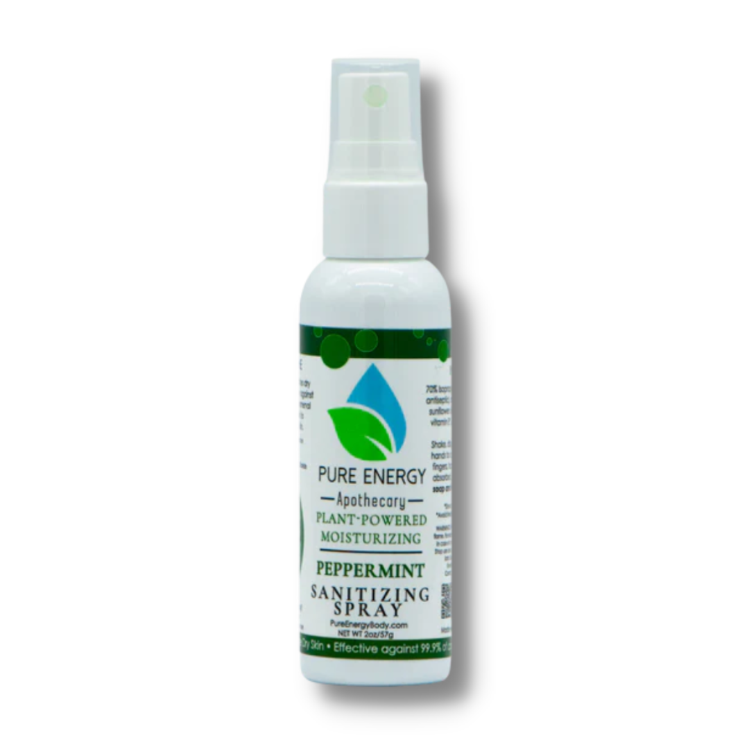Hand Sanitizer Spray - 2 oz Travel Size (Peppermint)-0