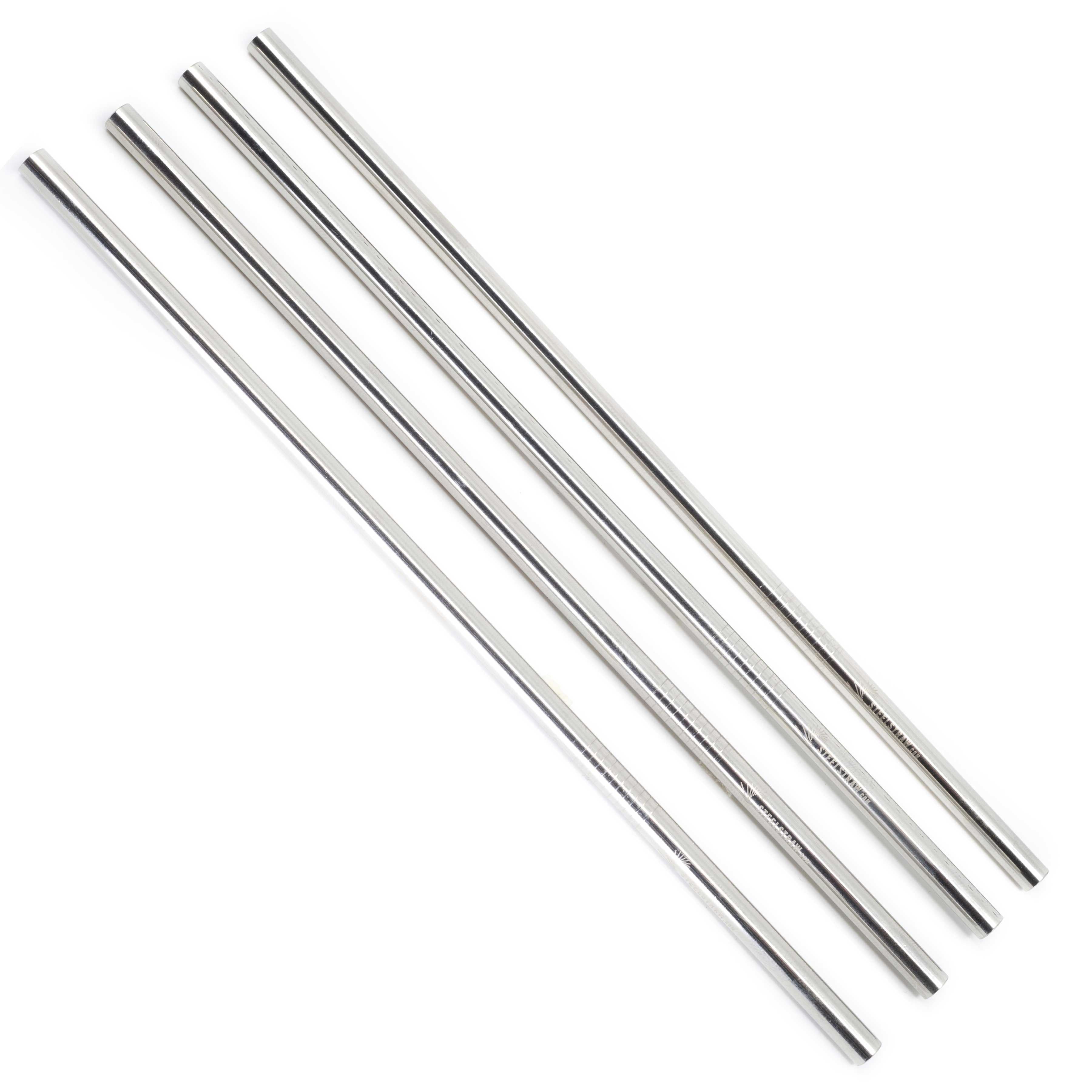 Single Bulk - Straight Metal Straws-0