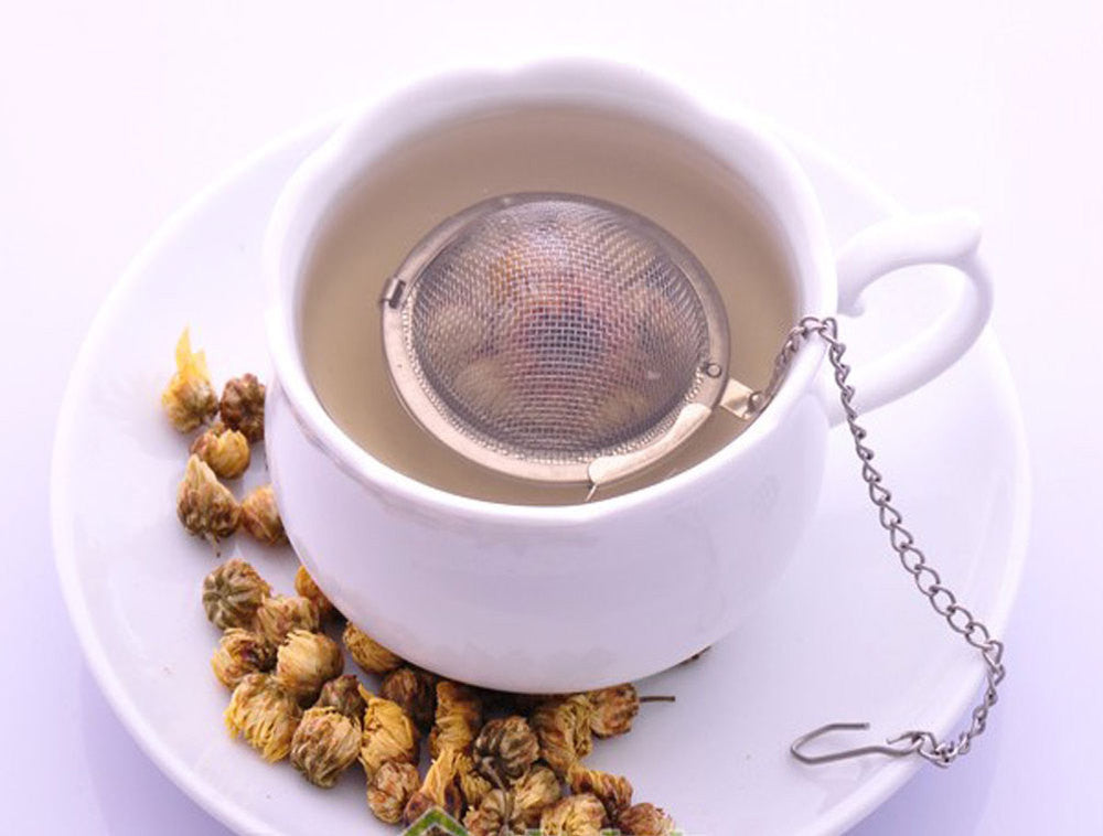 Stainless Steel Tea Ball Mesh Infuser - BUY 1 - GET 1 FREE (2 inch Diameter)-3