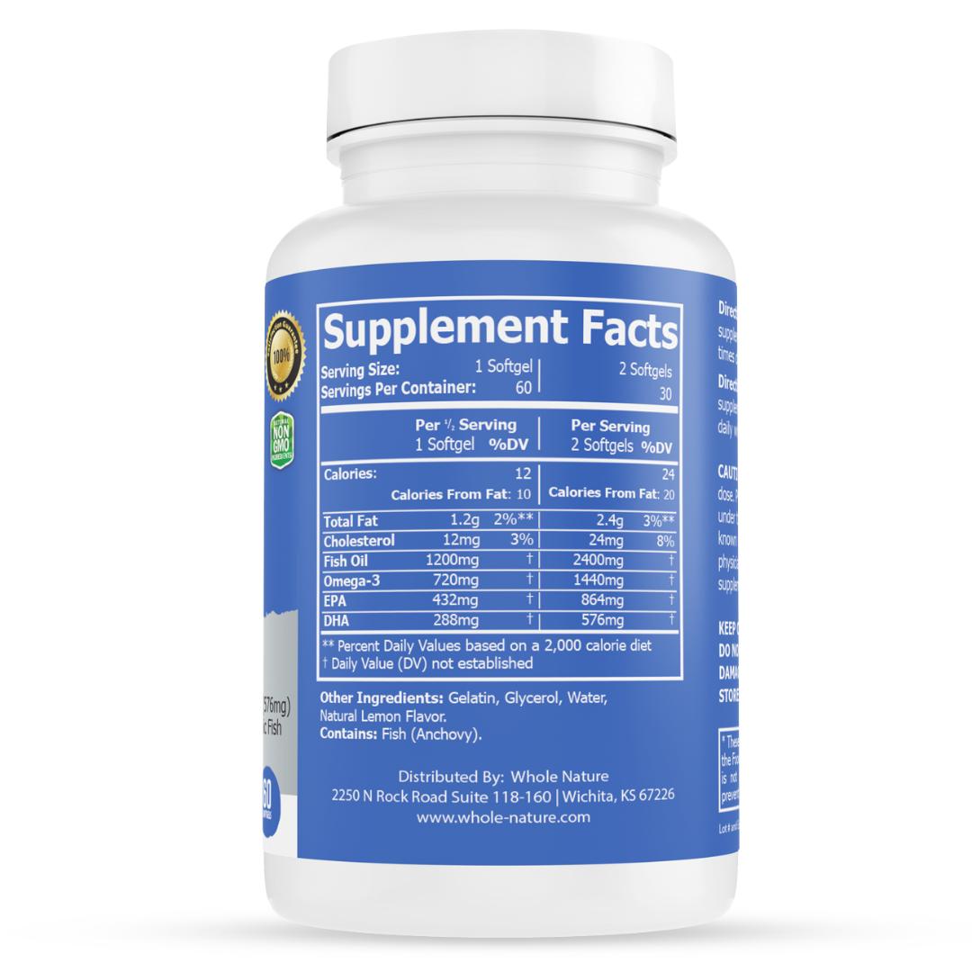 Whole Nature Omega 3 Fish Oil 2400mg-5