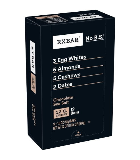 Rxbar Chocolate Sea Salt (12X1.83 OZ)