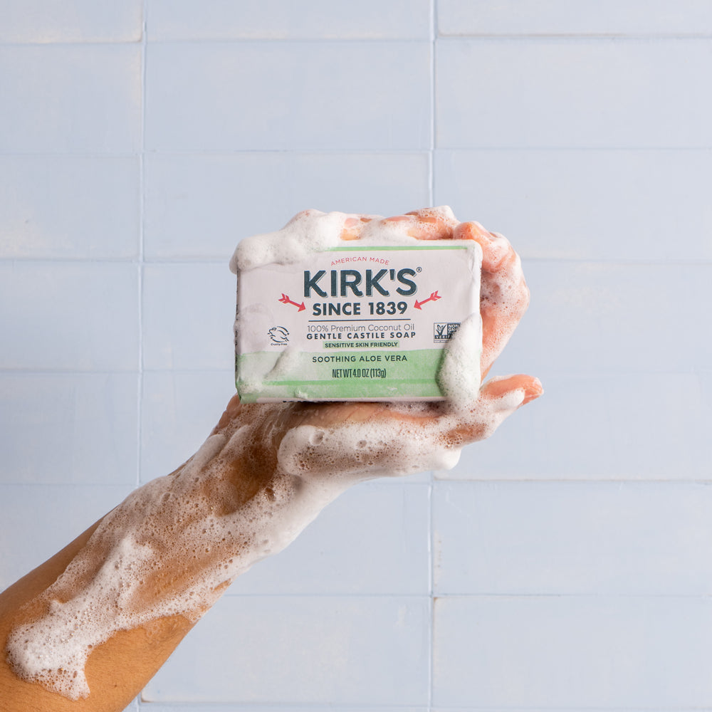 Kirk's Soothing Aloe Vera Traditional Castile Bar Soap