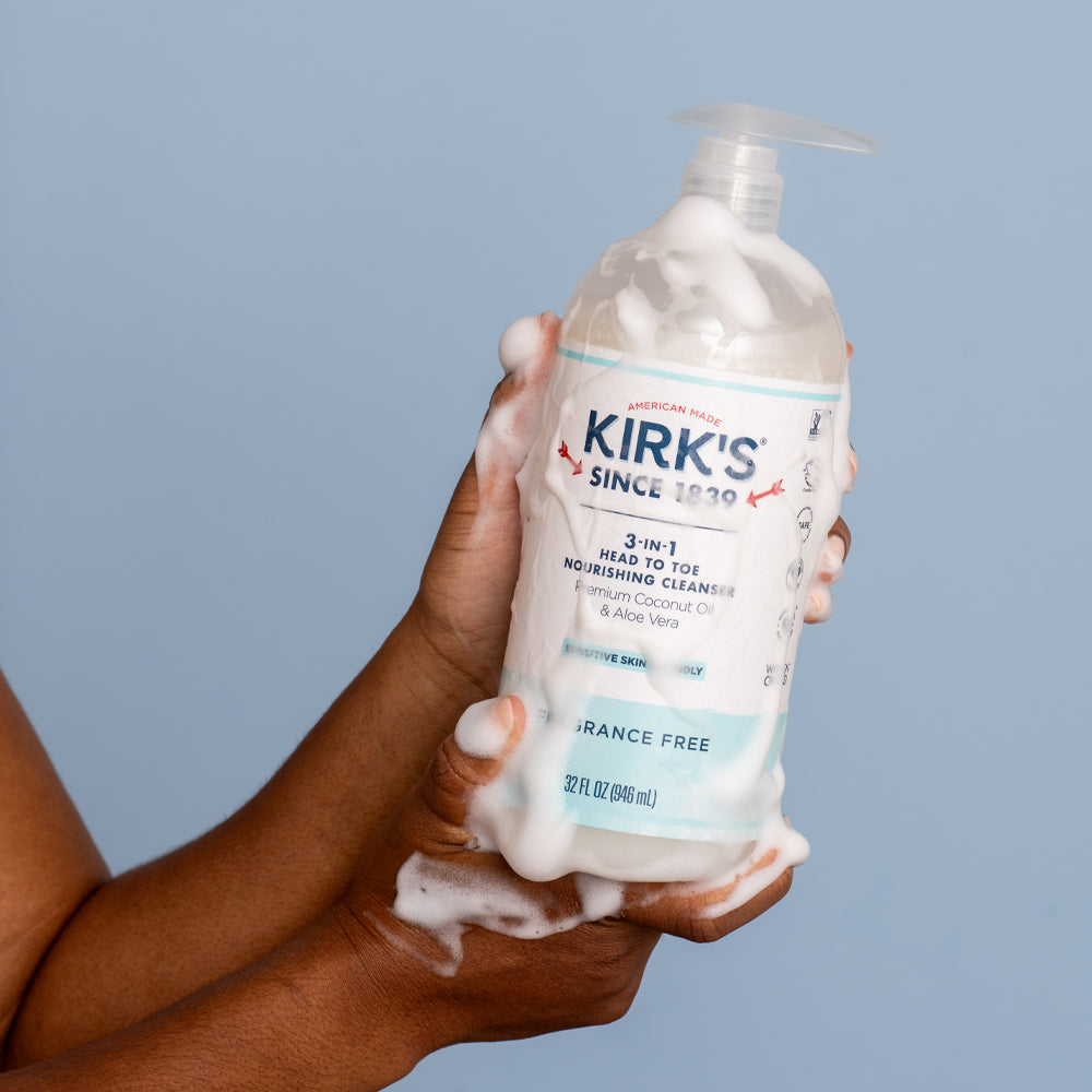 Fragrance Free 3-in-1 Head to Toe Nourishing Cleanser 32 Oz
