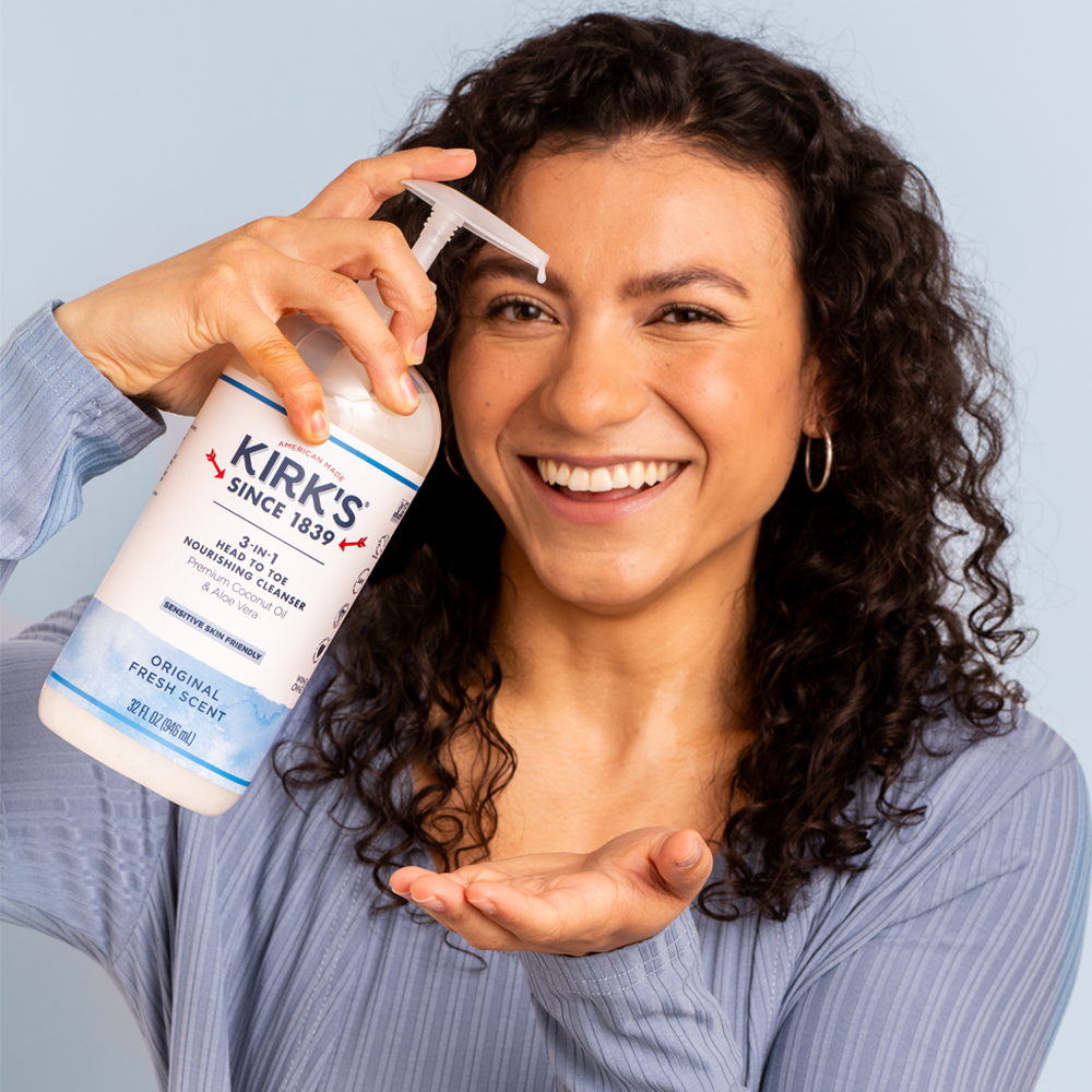 Kirk's 3-in-1 Head to Toe Nourishing Cleanser Original Fresh Scent