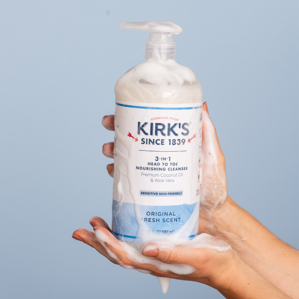 Kirk's 3-in-1 Head to Toe Nourishing Cleanser Original Fresh Scent