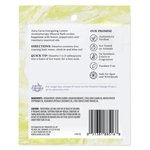 Lemon Mineral Bath 2.5 oz.