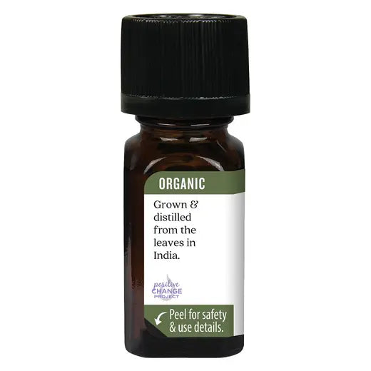 Organic Lemongrass Essential Oil 0.25 fl. oz.