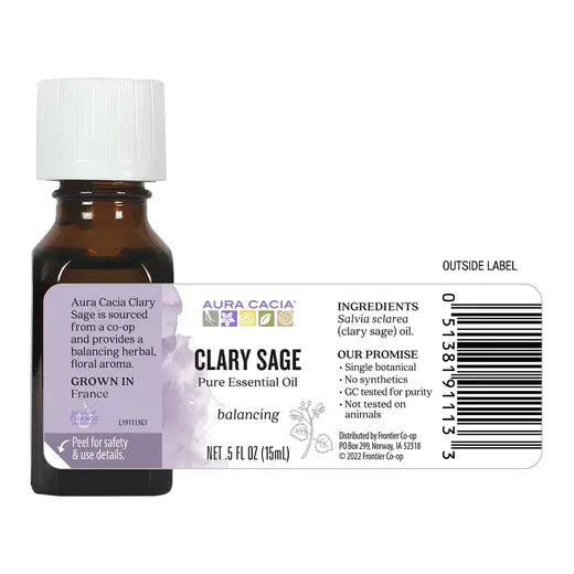 Clary Sage Essential Oil 0.5 fl. oz.