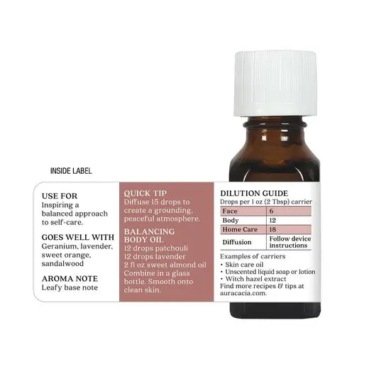 Dark Patchouli Essential Oil 0.5 fl. oz.