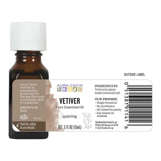 Vetiver Essential Oil 0.5 fl. oz.