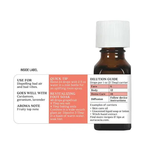 Grapefruit Essential Oil 0.5 fl. oz.