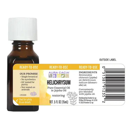 Helichrysum (in jojoba oil) 0.5 fl. oz.