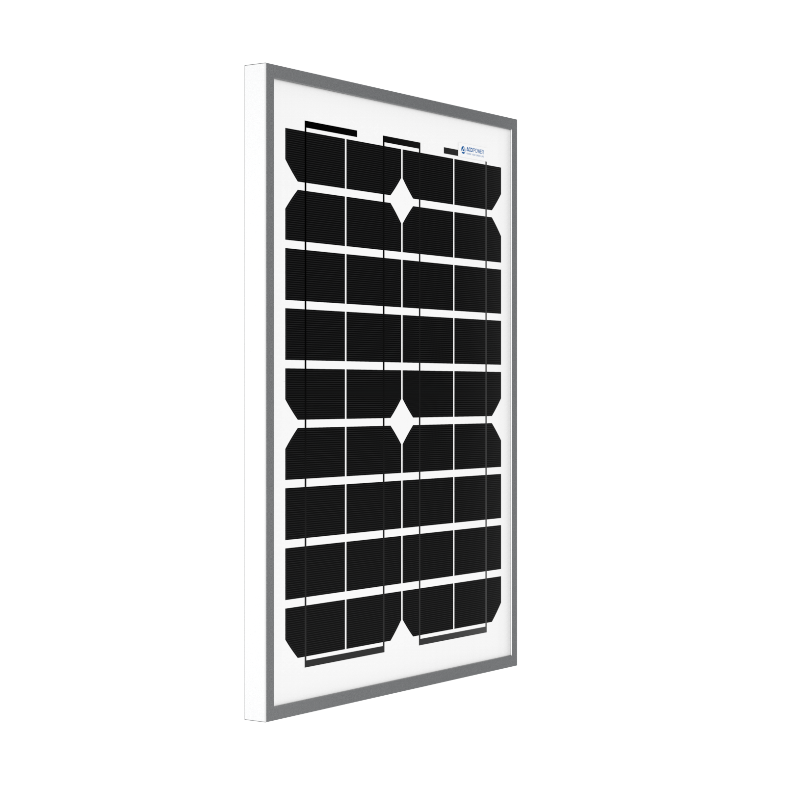 ACOPower 20 Watt Mono Solar Panel for 12 V Battery Charging, Off Grid-20