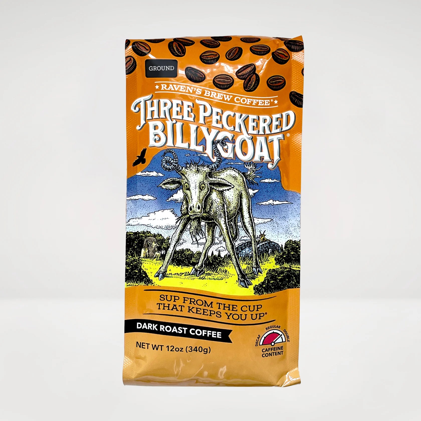 Raven's Brew Three Peckered Billy Goat® Coffee