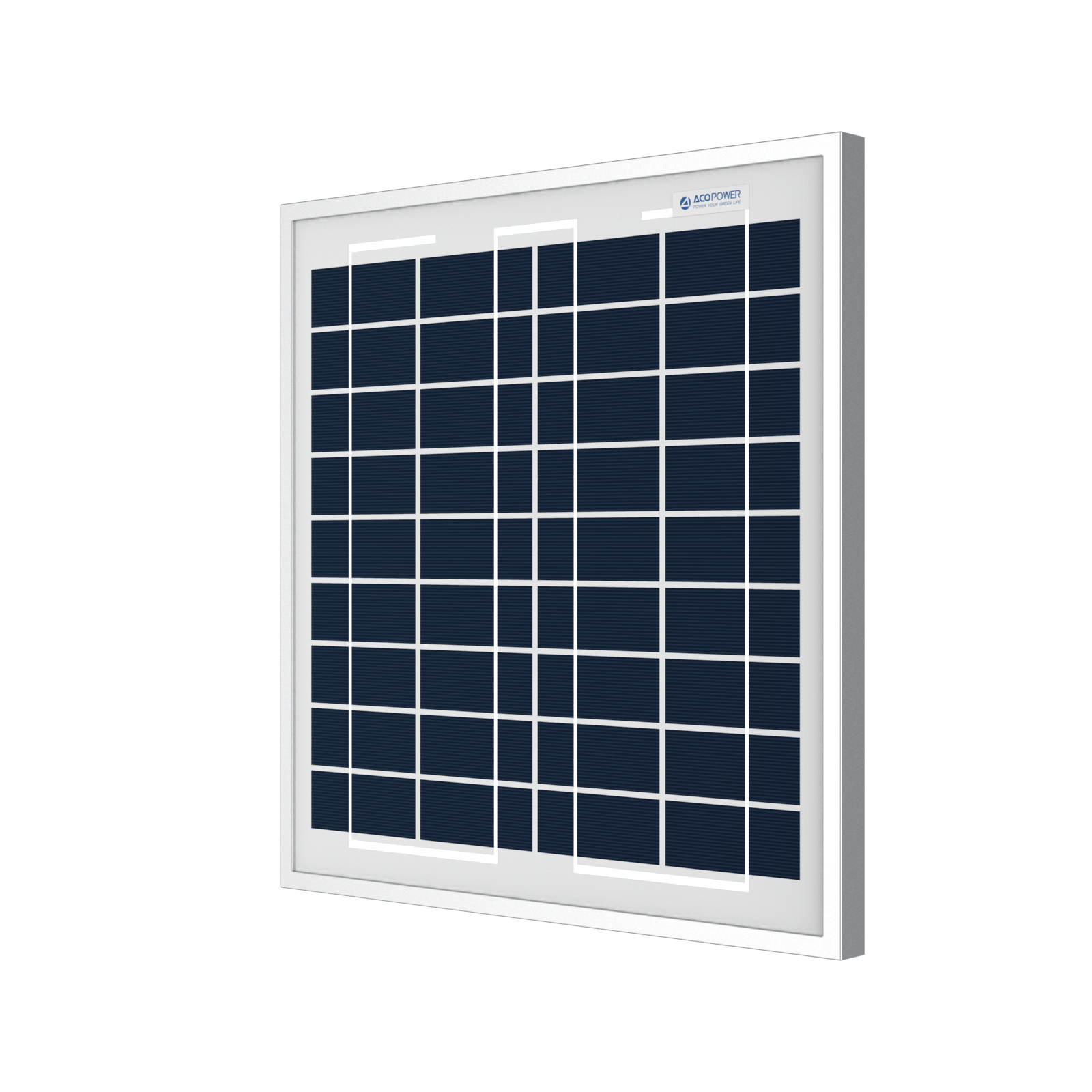 ACOPower 15W Poly Solar Panel for 12 Volt Battery Charging-72