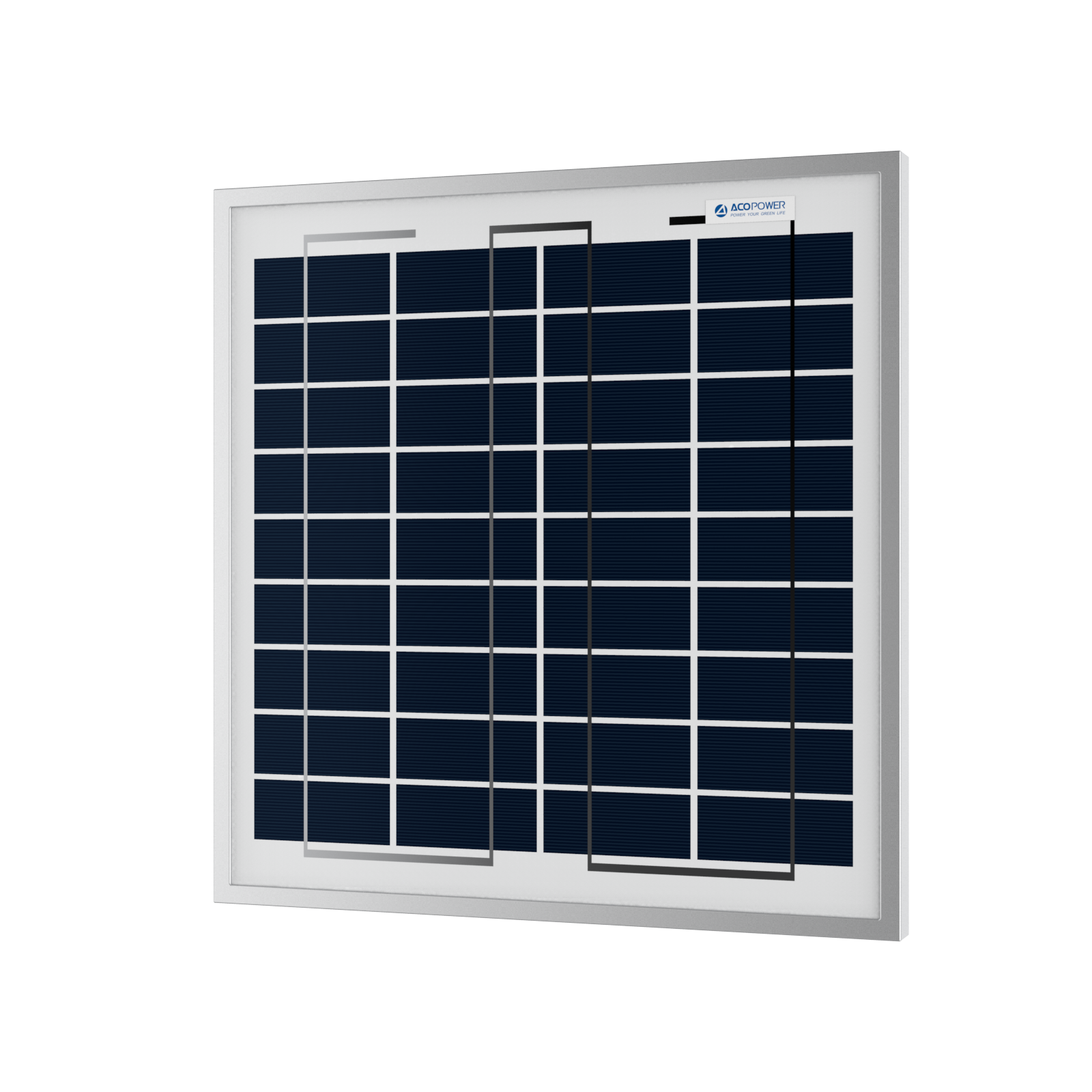 ACOPower 15W Poly Solar Panel for 12 Volt Battery Charging-76