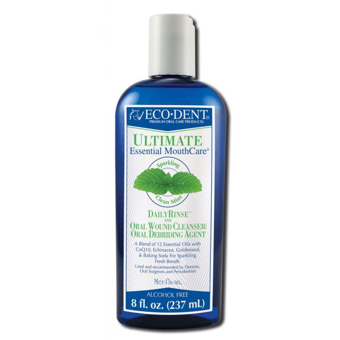 Premium Oral Care Mouthwash Daily Rinse Sparkling Clean Mint 8 oz