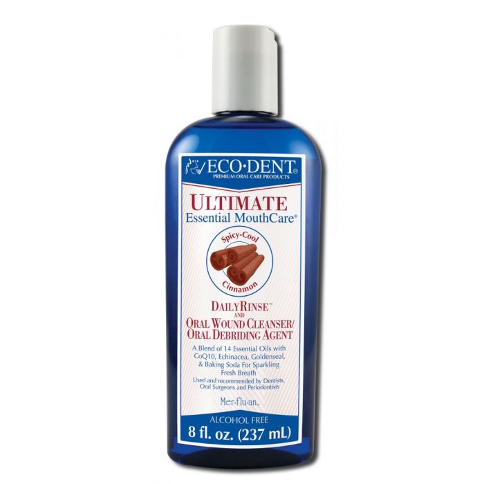 Premium Oral Care Mouthwash Daily Rinse Spicy-Cool Cinnamon 8 oz