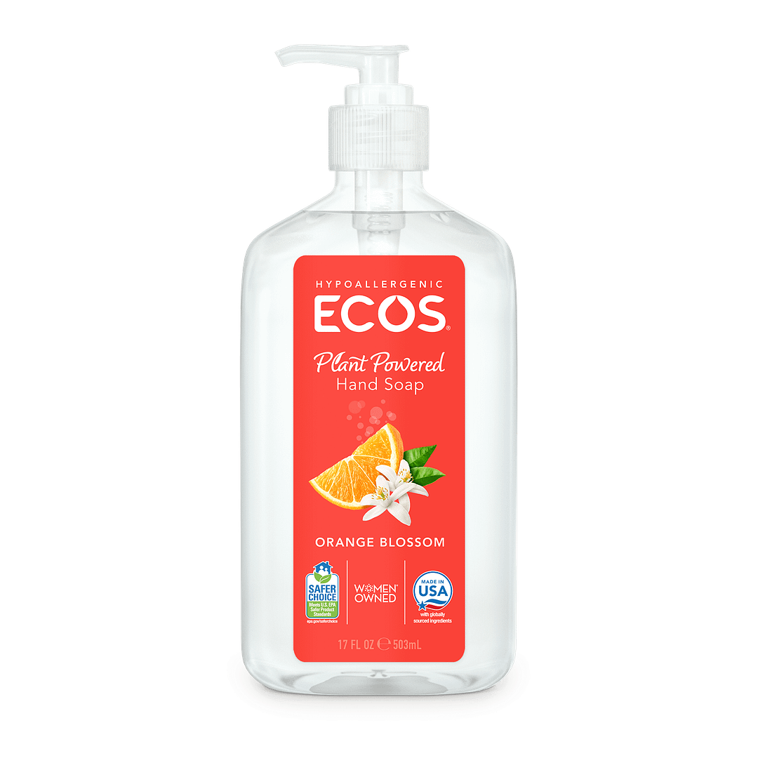 Hypoallergenic Hand Soap Orange Blossom 17 OZ 6 Pack
