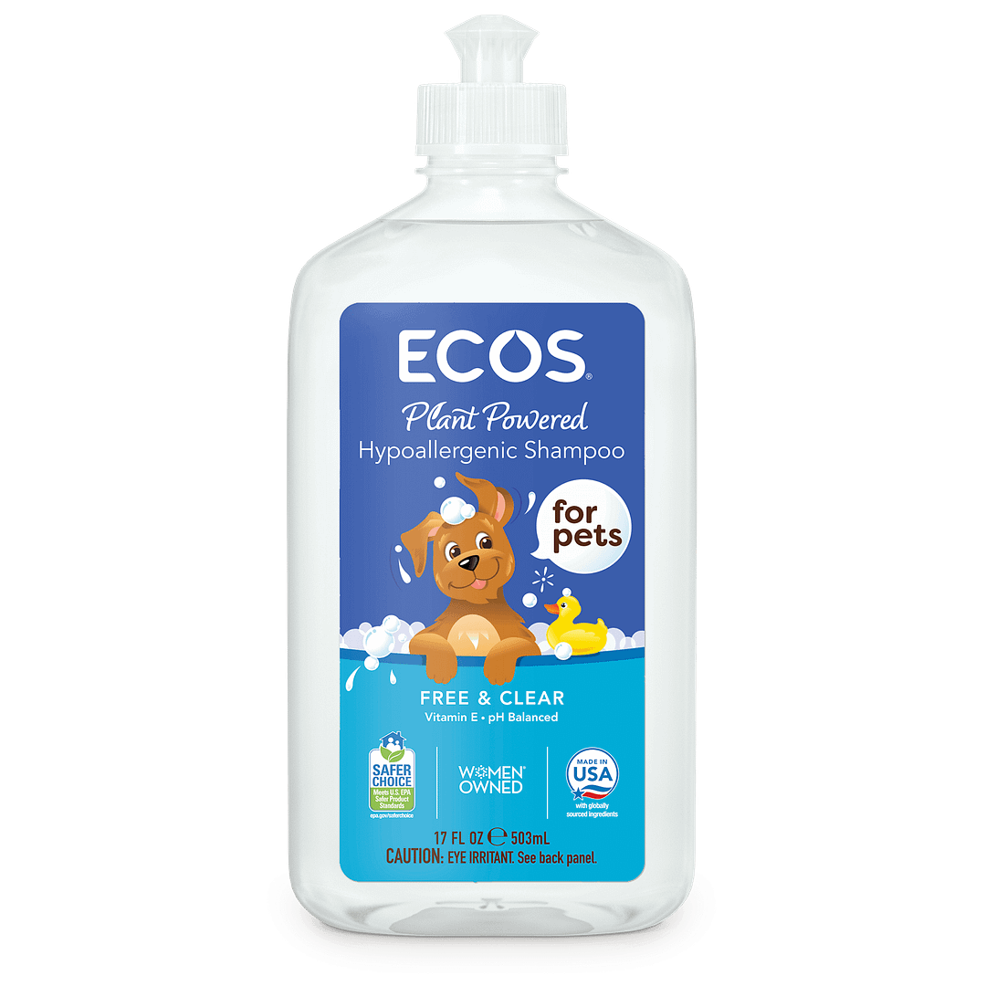 Hypoallergenic Pet Shampoo Fragrance Free 17 OZ