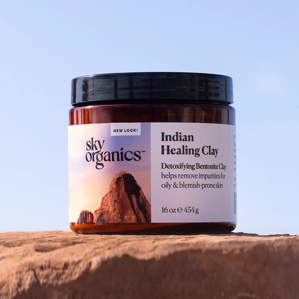 Sky Organics Indian Healing Clay 16 oz