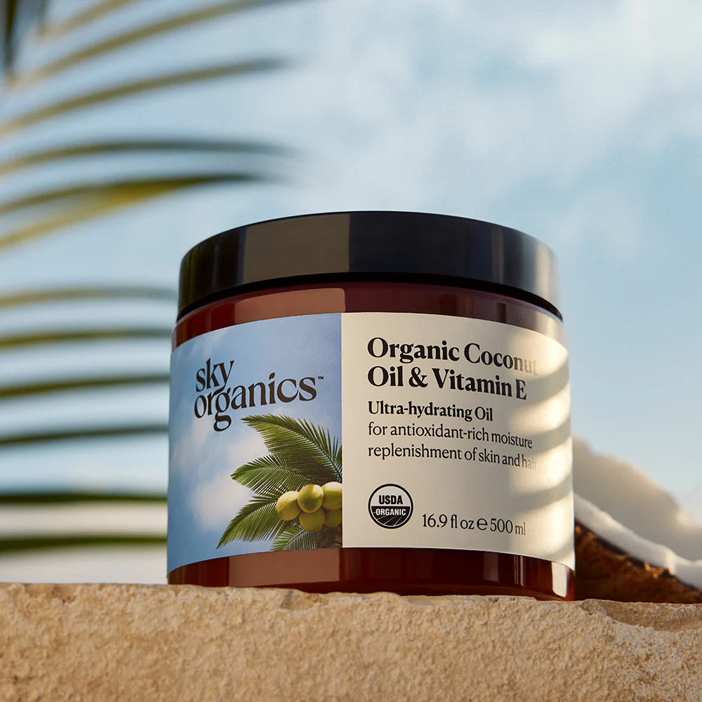 Sky Organics Organic Coconut Oil & Vitamin E 16.9 OZ