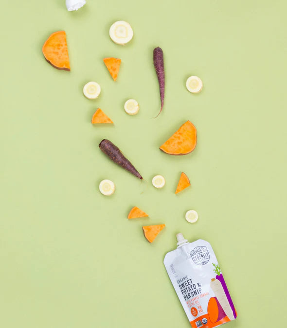 Serenity Kids Organic Sweet Potato Baby Food Pouch with Parsnip