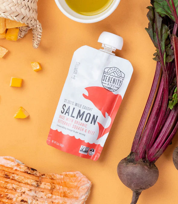 Serenity Kids Wild Caught Salmon with Organic Butternut Squash & Beet