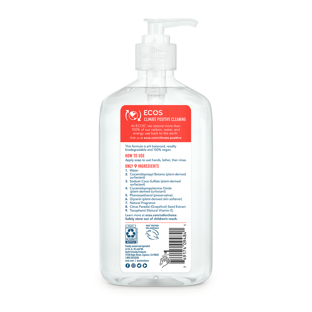 Hypoallergenic Hand Soap Orange Blossom 17 OZ 6 Pack