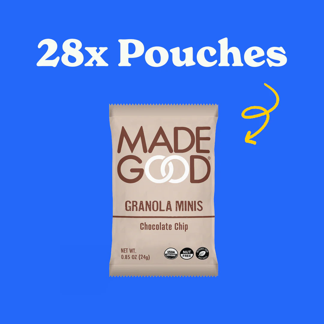 MadeGood Chocolate Chip Granola Minis 6 Boxes