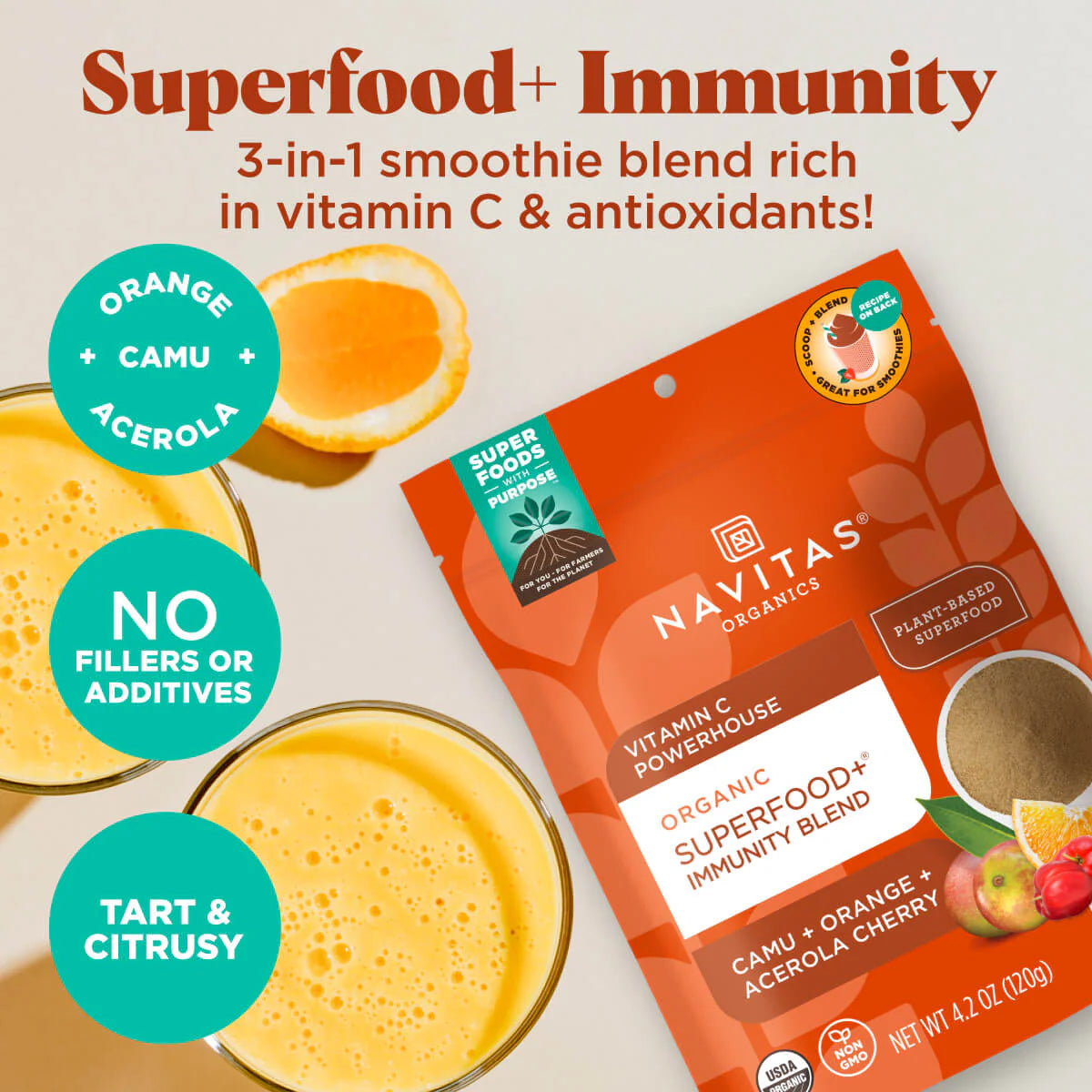 Navitas ORGANIC Superfood+ Immunity Blend 6 Pack