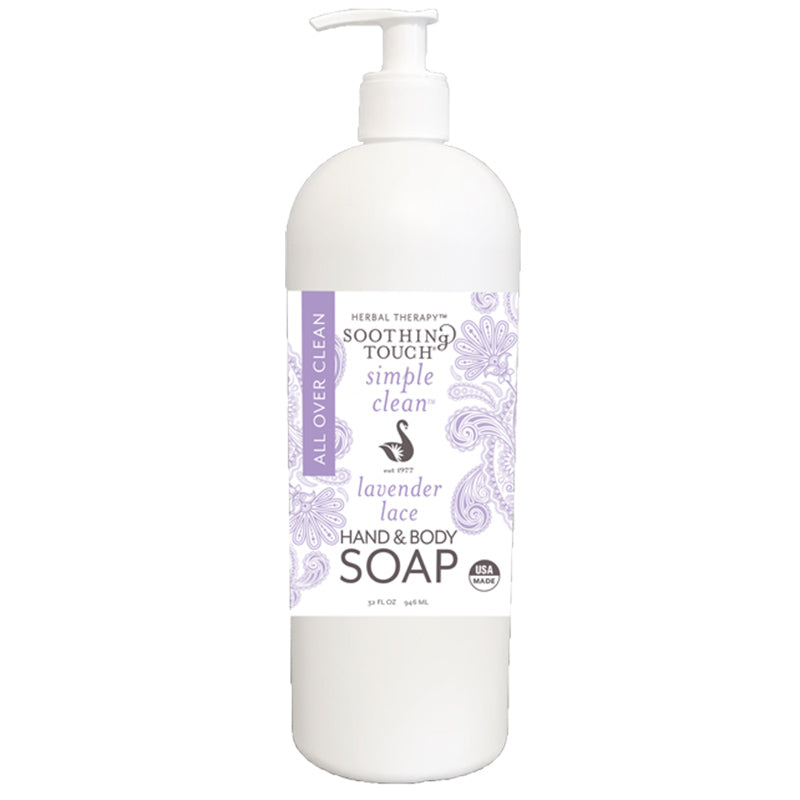 Soothing Touch Lavender Lace Hand & Body Soap, 32 oz