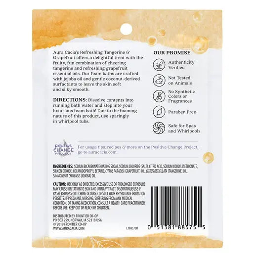 Tangerine & Grapefruit Foam Bath 2.5 oz.