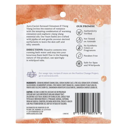 Cinnamon & Ylang Ylang Foam Bath 2.5 oz.