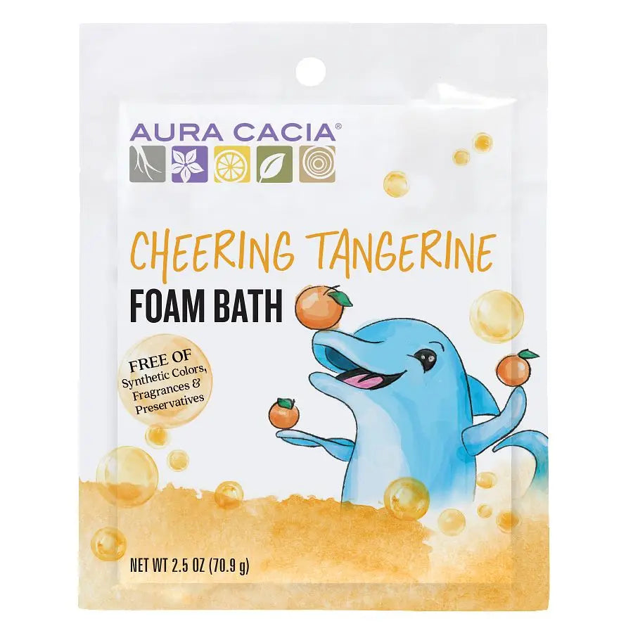 Cheering Tangerine & Sweet Orange Kids Foam Bath 2.5 oz.