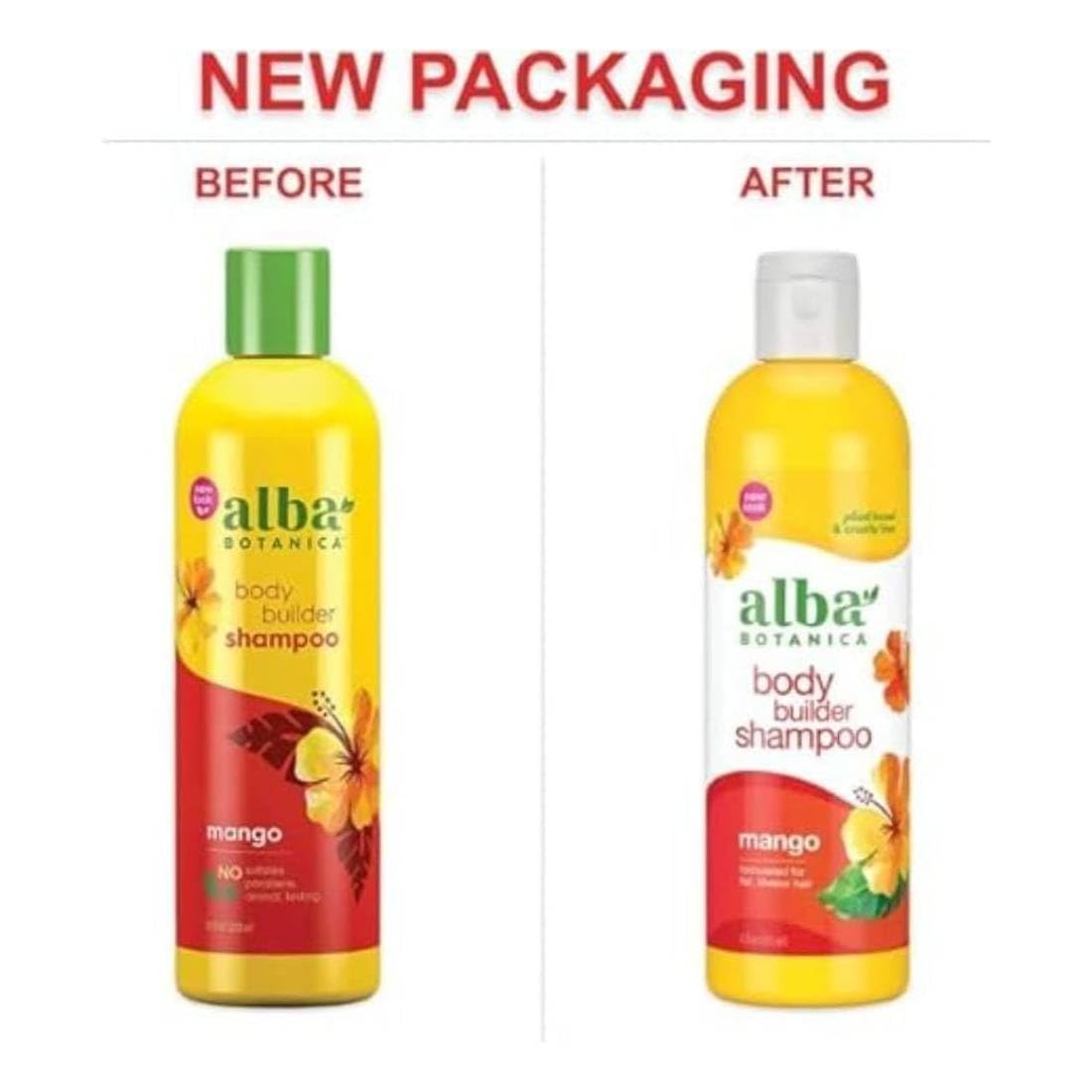 Alba Botanica Body Builder Mango Shampoo (1x12Oz)