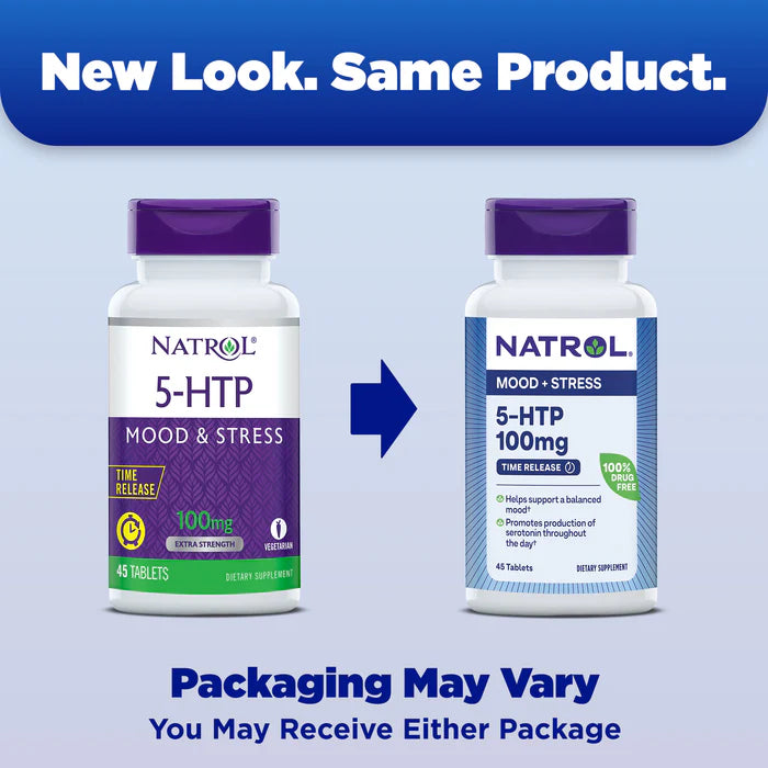 Natrol 5-HTP Mood & Stress Time Release Tablets - 100mg
