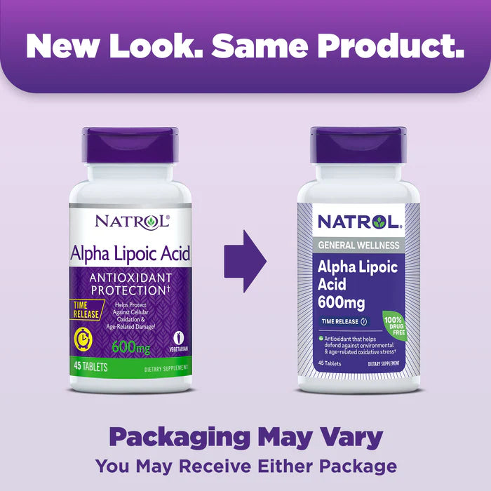 Natrol Alpha Lipoic Acid (ALA) Time Release Tablets - 600mg