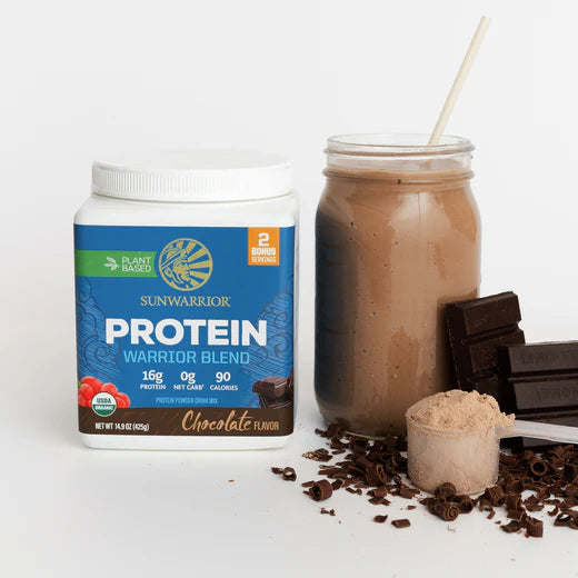 Sunwarrior Warrior Blend Organic Chocolate 375g