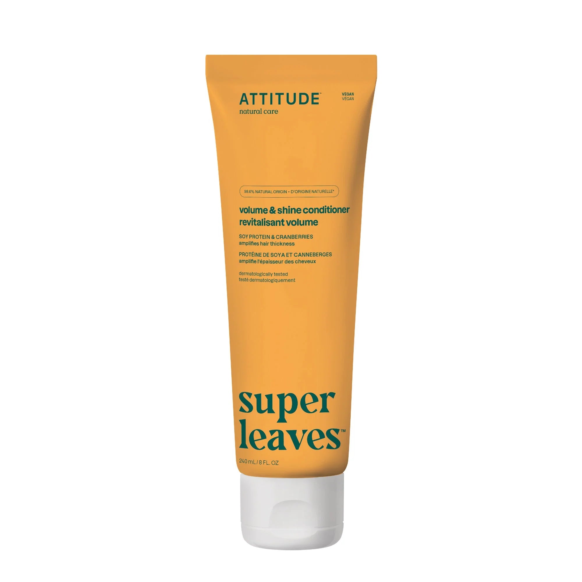 SUPER LEAVES„¢ Volume & Shine Conditioner Soy Protein and Cranberries 8 FL OZ