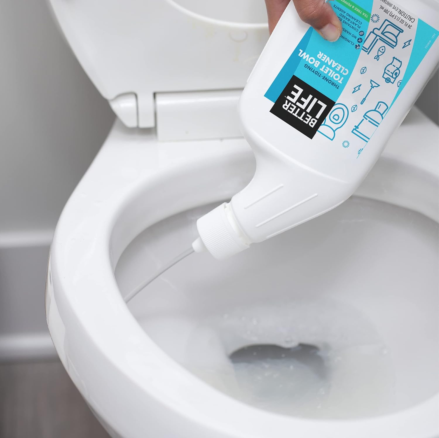 Better Life Natural Toilet Bowl Cleaner, Tea Tree & Peppermint Scent, 24 Fl Oz