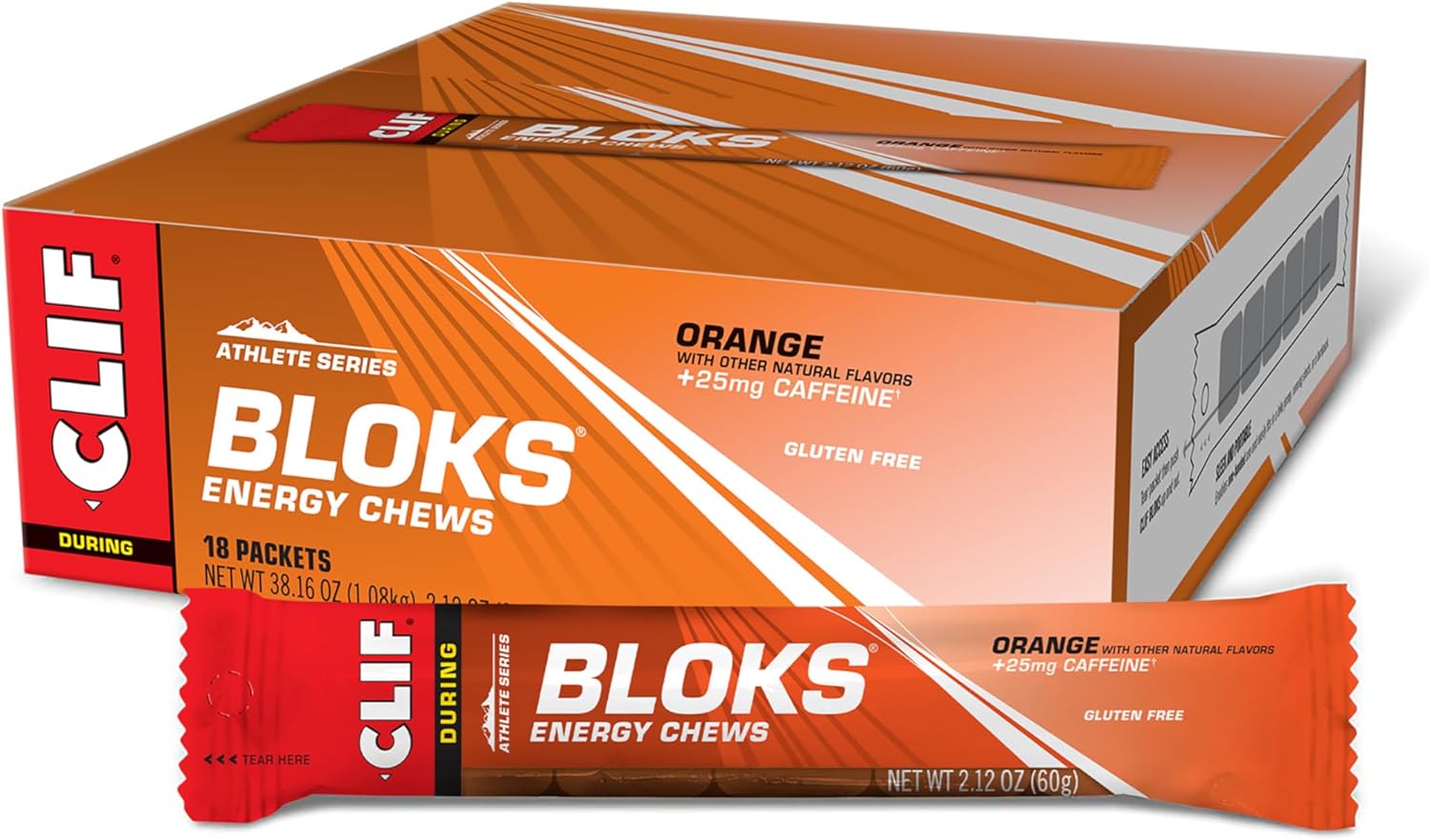 BLOKS Energy Chews Orange + Caffeine