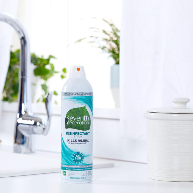 Seventh Generation Disinfectant Spray - Eucalyptus, Spearmint & Thyme (8 X 13.9 OZ)