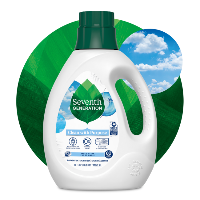 Seventh Generation Liquid Laundry Detergent - Free & Clear