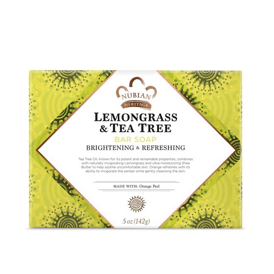 Nubian Heritage Lemongrass & Tea Tree Bar