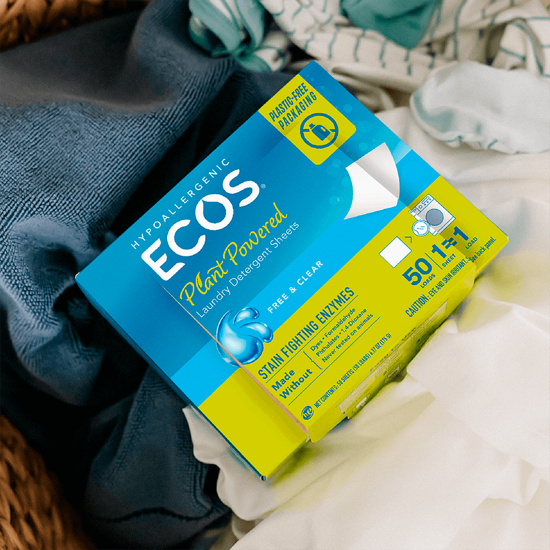 ECOS Laundry Detergent Sheets '“ Free & Clear